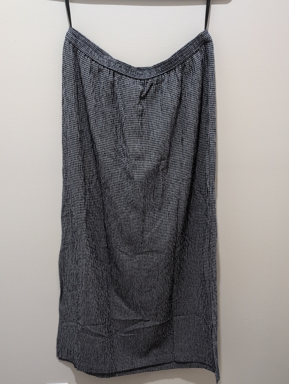 Vintage Jones New York Sport Gingham Maxi Skirt